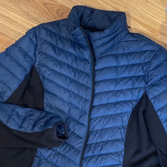 32 Degrees: Heat Women's Mixed Media Jacket, Blue (Size L) - Picture 3 of 5